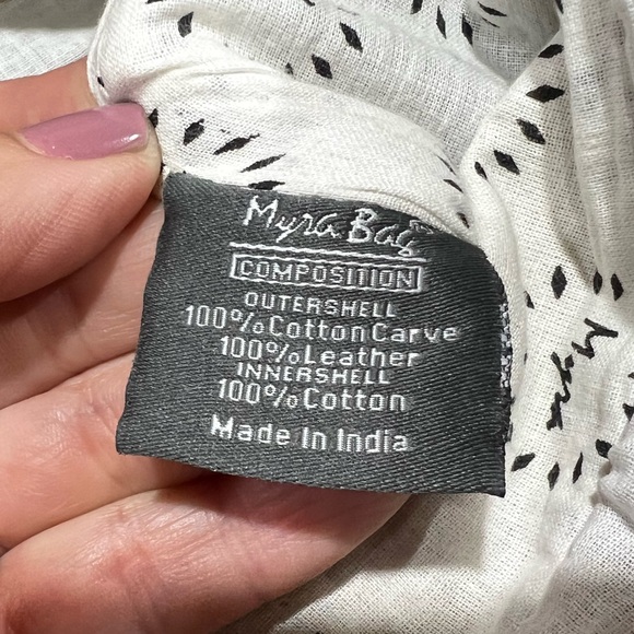 Myra Bag Crossbody Messenger – Canvas & Leather Military Stamp Rustic Boho Style - Picture 12 of 16